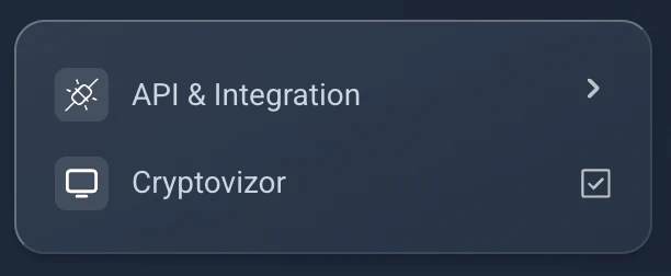 API and integration block